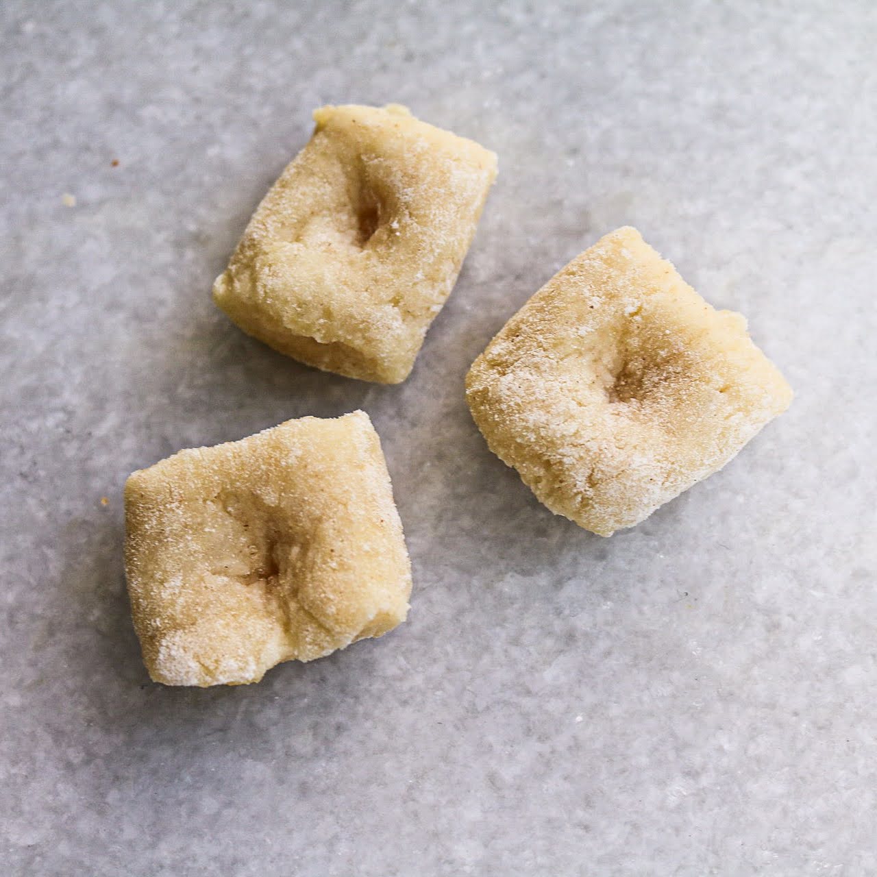 shaped gnocchi dumplings