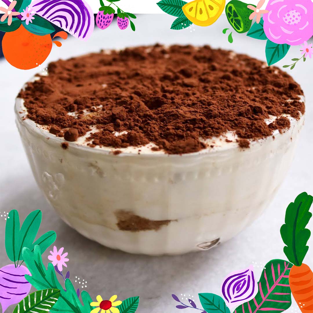 tiramisu in dish